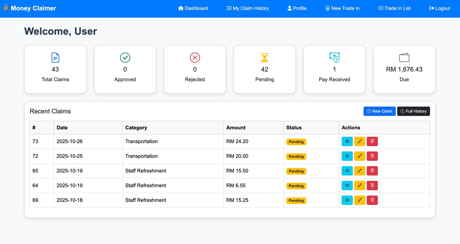 Cover image for Money Claimer