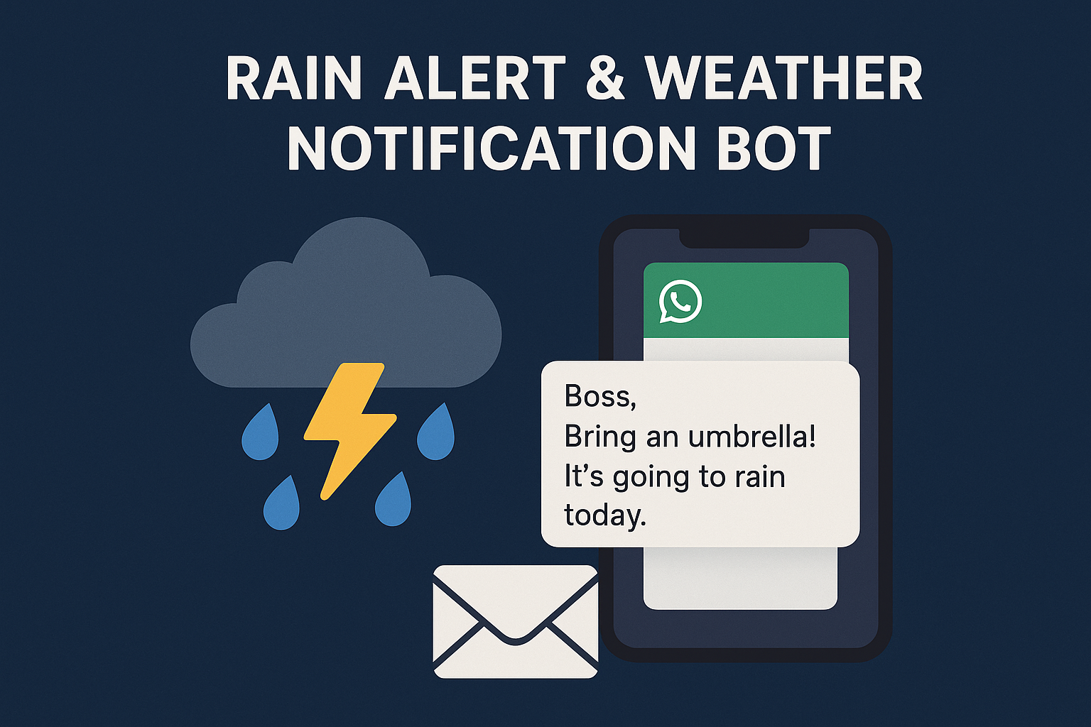 Cover image for Rain Alert & Weather Notification Bot